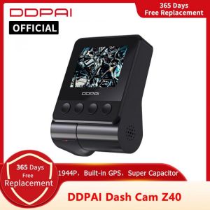 DDPAI Z40 Dash Cam Dual Auto Kamera Recorder Sony IMX335 1944P HD Video GPS Tracking 360 Rotation Wifi DVR 24H Parkplatz Protector מצלמת דרך איכותית מבוססת קבל מומלצת 2022