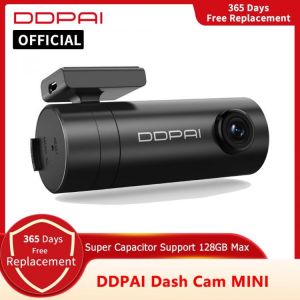 DDPAI Mini Dash Cam Car Video Recorder HD 1080P Front Dash Camera Night Vision Auto DVR Super Capacitor 24 Hours Parking Camera מצלמת דרך איכותית וקטנה מבוססת קבל מומלצת לקניה מעליאקספרס