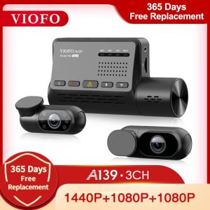 Viofo A139 Car Dvr 3 Channel Dash Cam With Gps Built In Wifi Sony Sensor Rear View Car Camera Ir Interior Video Recorder 1080p - מצלמת דרך היקפית בעלת 3 מצלמות איכותיות מבוססת קבל מומלצת מאוד לרכישה דרך עליאקספרס