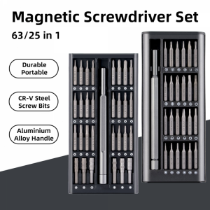 Screwdriver Set Magnetic Screw Driver Kit Bits Precision Electric Xiaomi Iphone Computer Tri Wing Torx Screwdrivers Small - Screwd סט ביטים עם מברג מגנט סופר איכותי במחיר מעולה מומלץ לרכישה דרך עליאקספרס