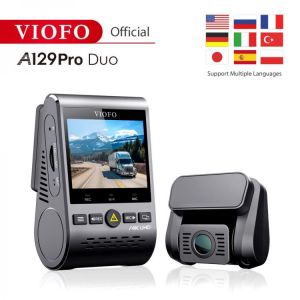 VIOFO A129 Pro Duo 4K Dual Dash Cam Newest 4k DVR 2020 car camera with GPS Parking mode G sensor  Sony sensor  with WIFI 4K DVR - מצלמת דרך כפולה איכותית ביותר באיכות 4K מומלצת