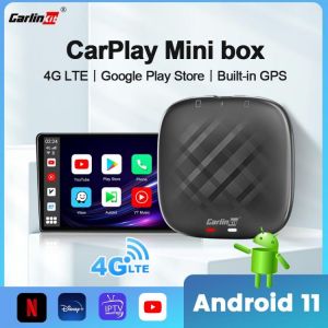 Carlinkit Carplay Mini Ai Box Andoroid 11 Wireless Carplay Android Auto For Audi Bmw Mazda Toyota Netflix Youtube 4g Lte 128g - Ca דונגל פותח אנדרואיד לרכבים עם קארפליי - אנדרואיד אוטו אלחוטי לקניה דרך עליאקספרס