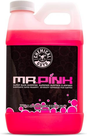 Chemical Guys CWS_402_64 Mr. Pink Foaming Car Wash Soap (Works with Foam Cannons, Foam Guns or Bucket Washes) Safe for Cars, Trucks, Motorcycles, RVs & More, 64 fl oz (Half Gallon), Candy Scent x סבון שטיפה מקציף לרכב יעודי לרכבים עם שכבות הגנה לרכישה דרך אמזון 