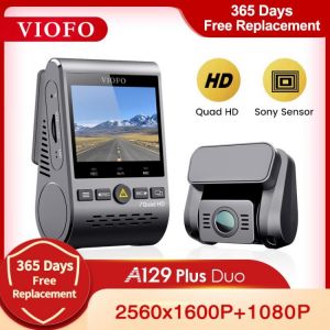 Viofo A129 Plus Duo Car Dvr Dash Cam With Rear View Camera Car Video Recorder Quad Hd Night Vision Sony Sensor Dashcam With Gps - מצלמת דרך כפולה מבוססת קבל איכותית מאוד ומומלצת לקניה דרך עליאקספרס