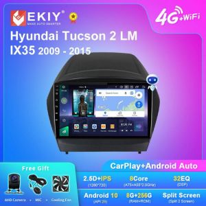 EKIY Q7 Android 10 Car Radio For Hyundai Tucson 2 LM IX35 2009 - 2015 Stereo Multimedia Video Player Stereo GPS DSP Carplay DVD מערכת אנדרואיד לרכב יונדאי IX35 מולטימדיה תומל קארפליי מומלצת לרכישה דרך עליאקספרס
