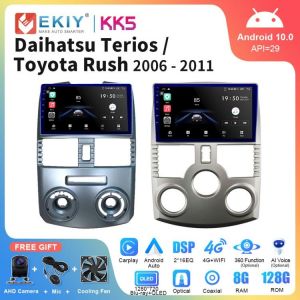 Ekiy Kk5 Car Radio Multimedia Video Player For Toyota Rush Daihatsu Terios 2006-2011 4g Wifi Auto Carplay Android 10 Stereo Gps -  מערכת מולטימדיה לדיאטצו טריוס מבוססת אנדרואיד מומלצת כולל קארפליי ואנדרואיד אוטו לרכישה דרך עליאקספרס