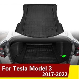New Tpe Car Rear Trunk Mat For Tesla Model 3 Waterproof Protective Pads Cargo Liner Trunk Tray Floor Mat Accessories 2017-2022 - C