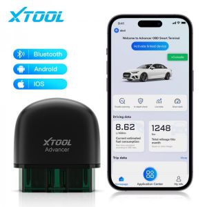 Xtool Advancer Ad20 Car Engine Diagnostic Tools Obd2 Code Reader Scanner Android /ios Better Than Elm327/ad10 Update - Code Reader  דונגל סורק תקלות OBD-2 מבית XTOOL  כולל בדיקת גזים, מידע בזמן אמת, סריקה כללית ובדיקת ביצועים