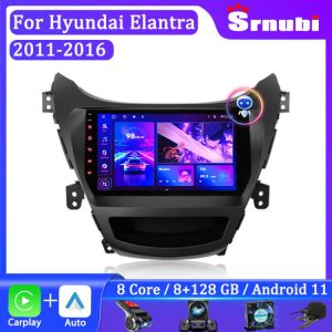 Car Radio Android 10 For Hyundai Elantra Avante I35 2011 - 2013 2014 2015 2016 Multimedia Player Gps Navigaion 2 Din Stereo Dvd - מערכת מולטימדיה ליונדאי I35 אנדרואיד עם קארפליי ואנדרואיד אוטו מומלצת לרכישה דרך עליאקספרס
