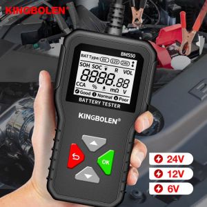 3-in-1 Battery Tester For 6V, 12V, 24V Automotive Batteries – BM550 Multimeter Function Car Battery Analyzer