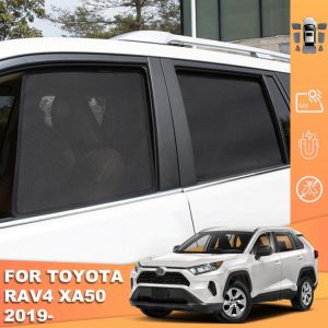 For Toyota Rav4 2018-2022 Rav 4 Xa50 Magnetic Car Sunshade Front Windshield Mesh Frame Curtain Side Window Sun Shade - Side Window