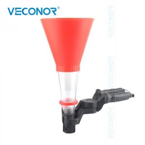 Engine Oil Filling Set Universal Oil Funnel with Adjustable Width Holding Clamp Multifunctional Pour Oil Tool for Car Repairing