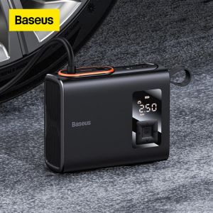 Baseus Tire Inflator Portable Car Air Compressor 250W Dual Cylinder Electric Tire Pump For Car Motorcycle Bicycle Tyre Inflation