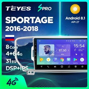 TEYES SPRO For Kia Sportage 4 QL 2016   2018 Car Radio Multimedia Video Player Navigation GPS Android 8.1 No 2din 2 din dvd מערכת מולטימדיה אנדרואיד לקיה ספורטג' דור 4 ממומלצת מאליאקספרס