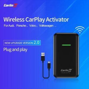 Carlinkit Apple CarPlay  Wireless Carplay Activator for Audi Porsche WV Volvo Auto Connect Wireless Adapte Carplay Auto דונגל חיבור אלחוטי למערכת CarPlay במולטימדיה מקורית בלבד -לא אנדרואיד