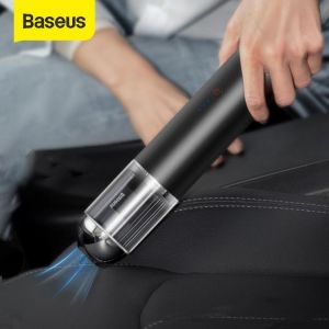 Baseus 15000Pa Car Vacuum Cleaner Wireless Mini Car Cleaning Handheld Vacum Cleaner w LED Light for Car Interior Cleaner שואב אבק נייד לרכב מומלץ ועוצמתי