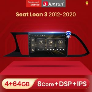 Junsun V1 pro Car Radio with screen Multimedia Video Player For Seat Leon 3 2012   2020 Android Auto CarPlay 2 din DVD - מולטימדיה אנדרואיד מומלצת לסיאט לאון דור 3 